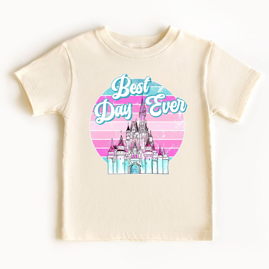 CASTLE BEST DAY EVER SHIRT FOR KIDS