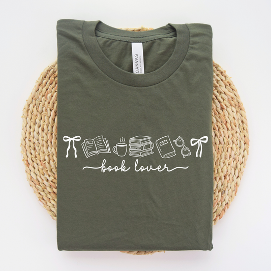 Book Lover Shirt | Bella + Canvas Tee | Reader Gift Under $25 | Bookworm Tee for Women