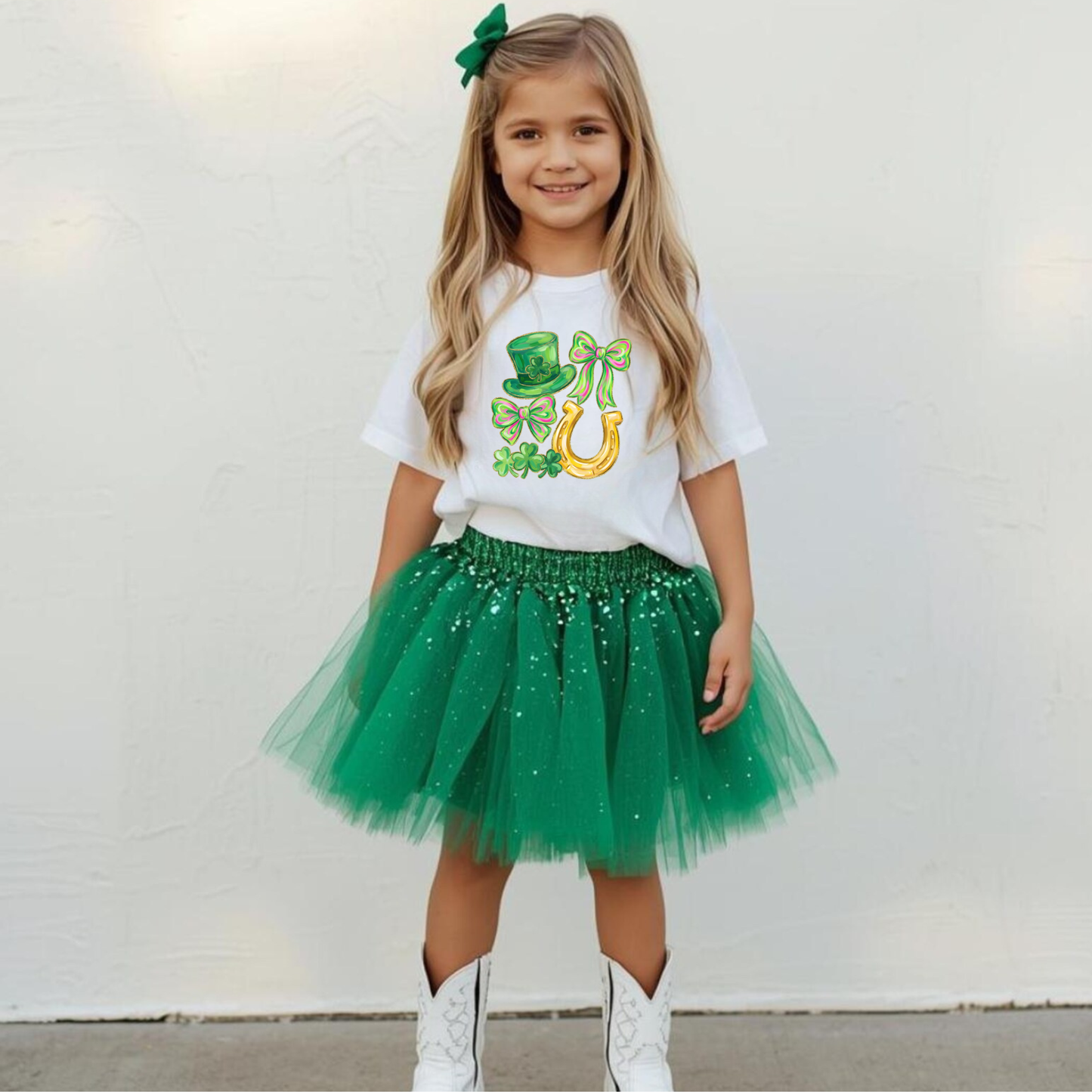 Cute St. Patrick’s Day Shirt for Girls | Lucky Charm Tee | Green St Patrick Outfit | Irish Holiday Shirt | St Patrick’s Day Gift