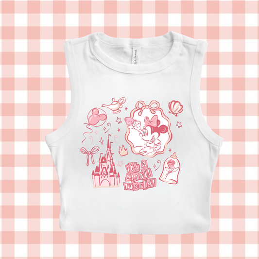 Pink Mouse Doodle Tank