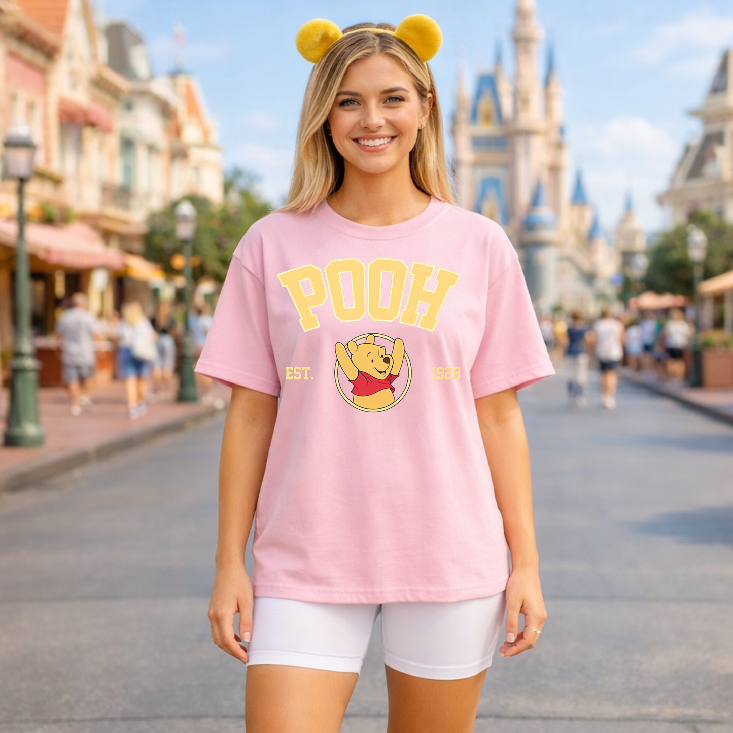 VARSITY STYLE POOH SHIRT | Cozy Park Day ShirT