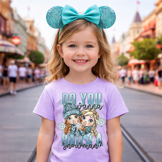 Frozen Snowman Shirt for Kids