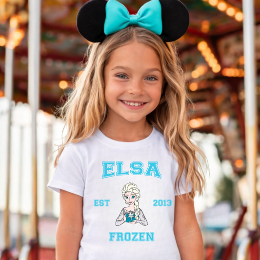 Varsity Frozen Queen Shirt for Kids