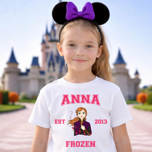 Varsity Frozen Princess Shirt for Kids