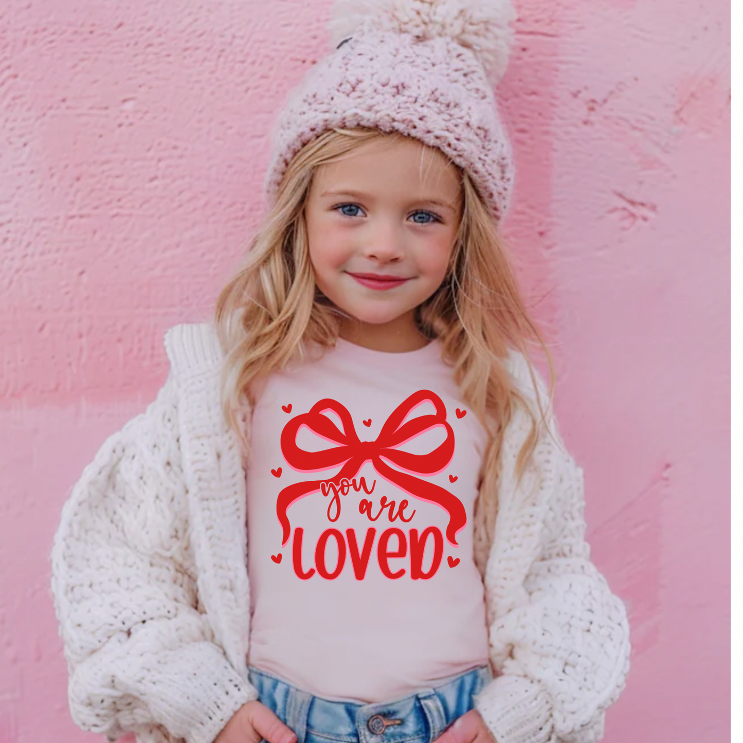 You Are Loved Christian Shirt for Girls | Faith Tee for Kids | Christian Gift for Girls