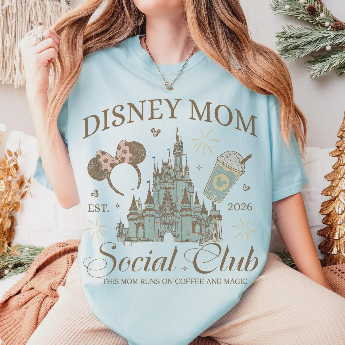 MAGICAL MOM SOCIAL CLUB Comfort Colors T-Shirt for Women | Park Day Shirt | Magical Vacation Gift