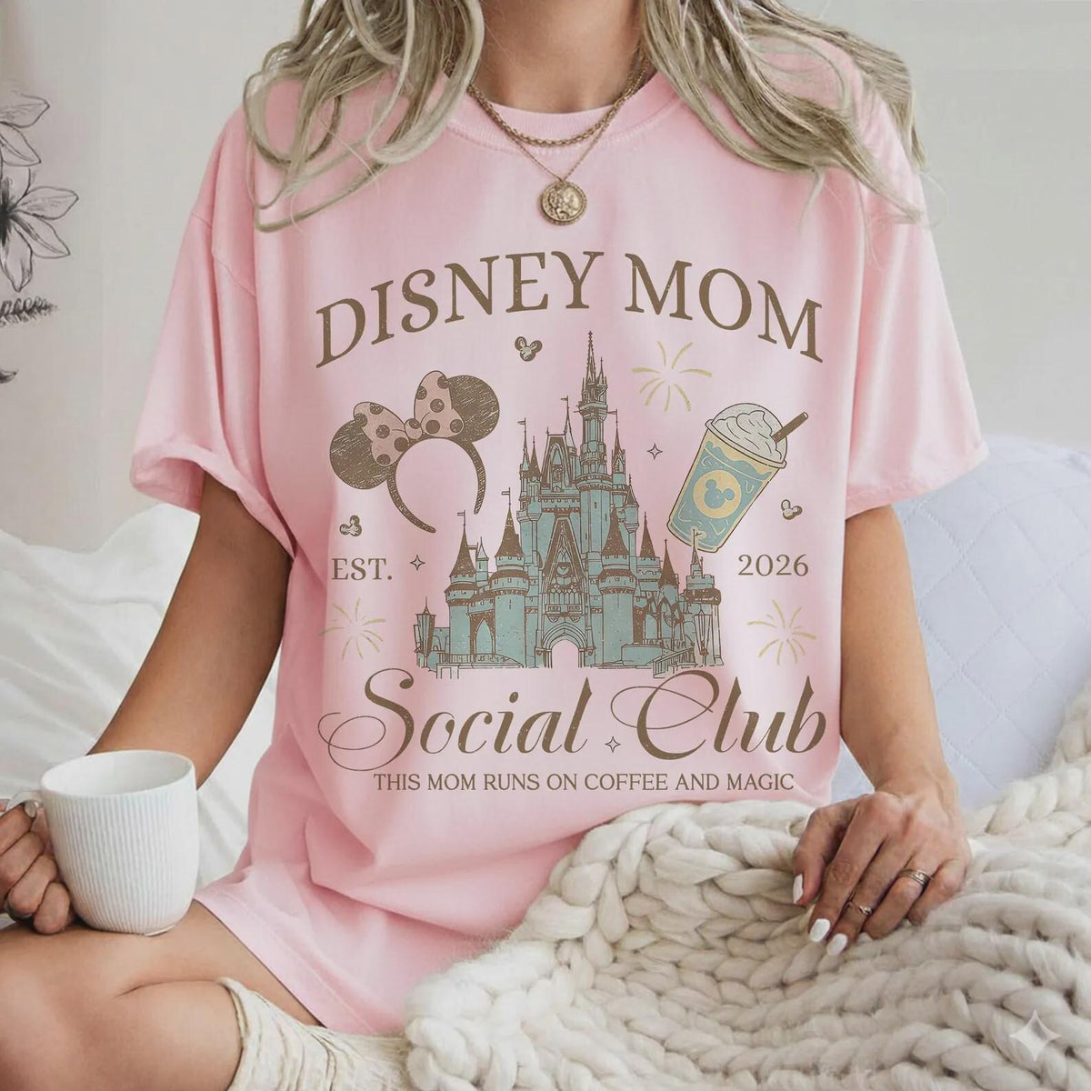 MAGICAL MOM SOCIAL CLUB Comfort Colors T-Shirt for Women | Park Day Shirt | Magical Vacation Gift