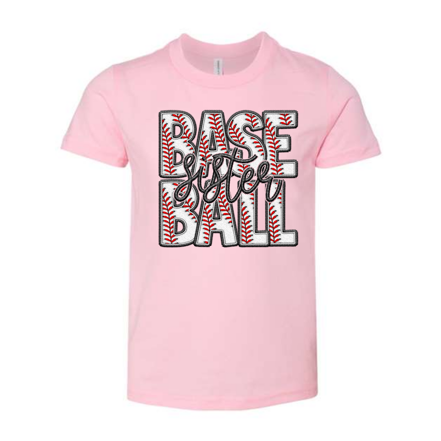 Baseball Sister Shirt for Kids