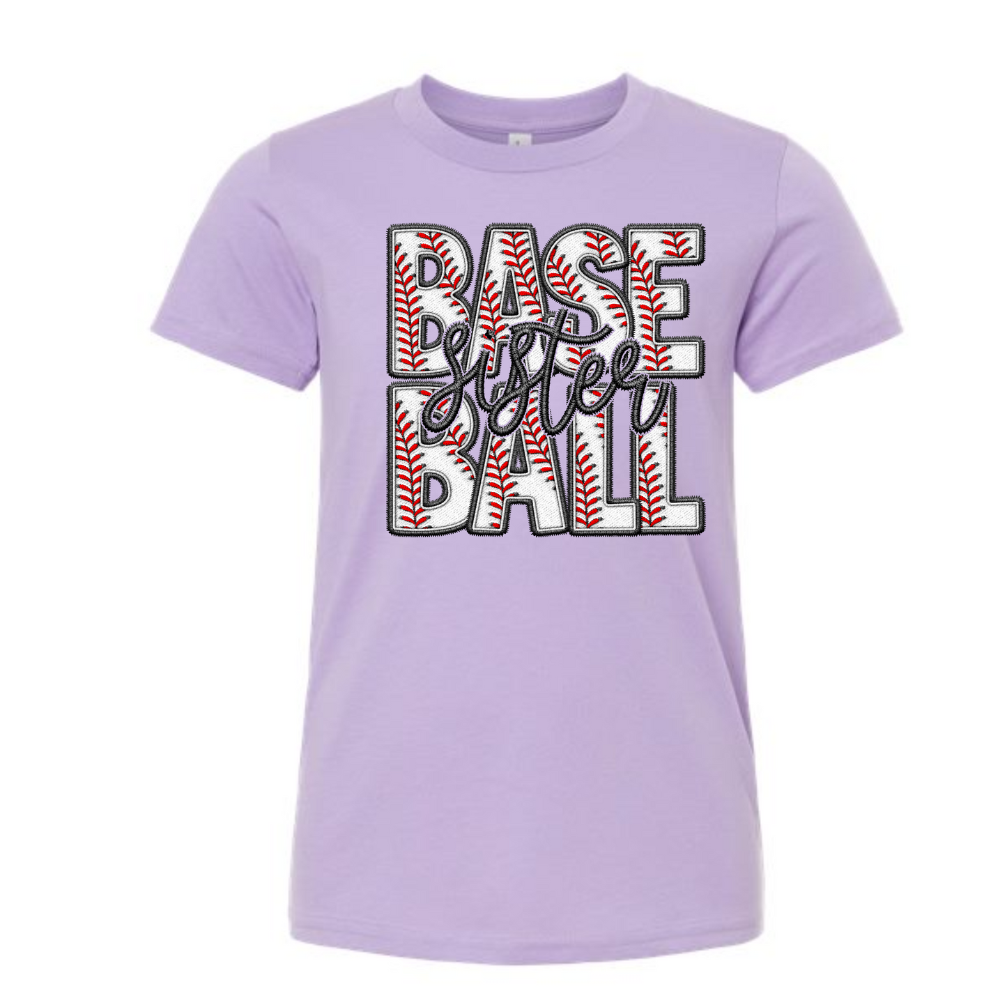 Baseball Sister Shirt for Kids