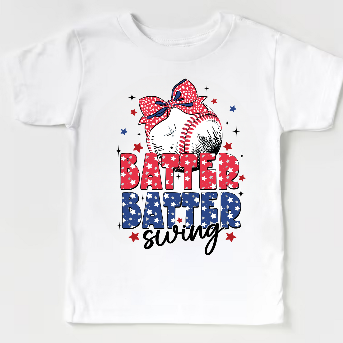 Batter Batter swing Baseball Sister Shirt for Kids