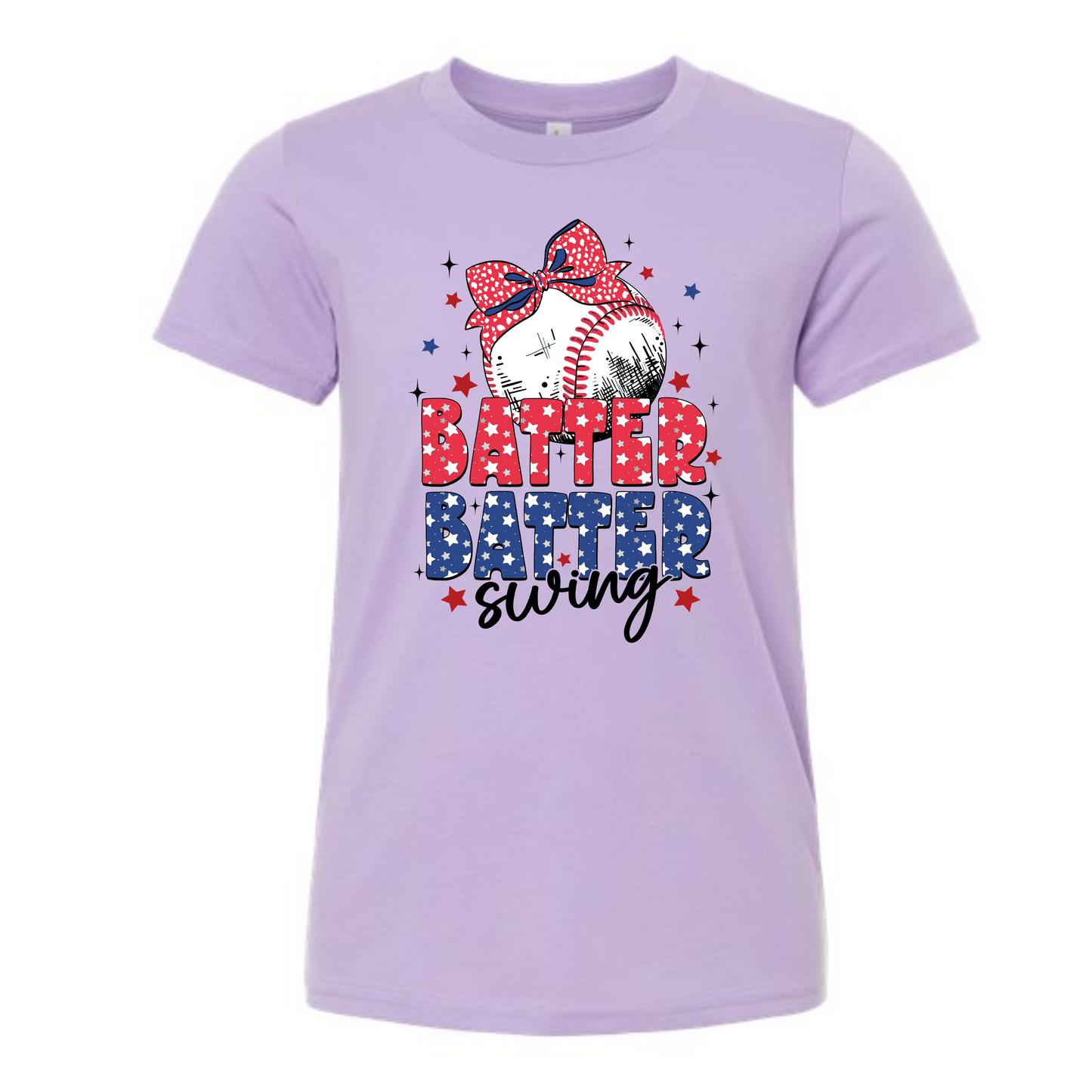 Batter Batter swing Baseball Sister Shirt for Kids