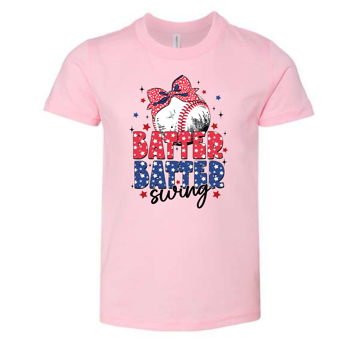 Batter Batter swing Baseball Sister Shirt for Kids