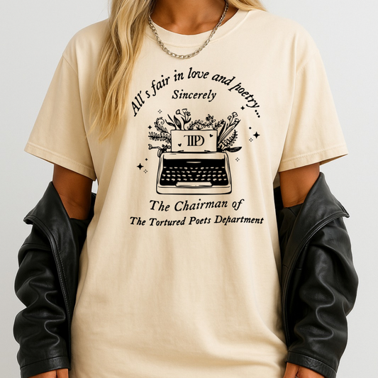 TORTURED TYPEWRITER Comfort Colors Shirt