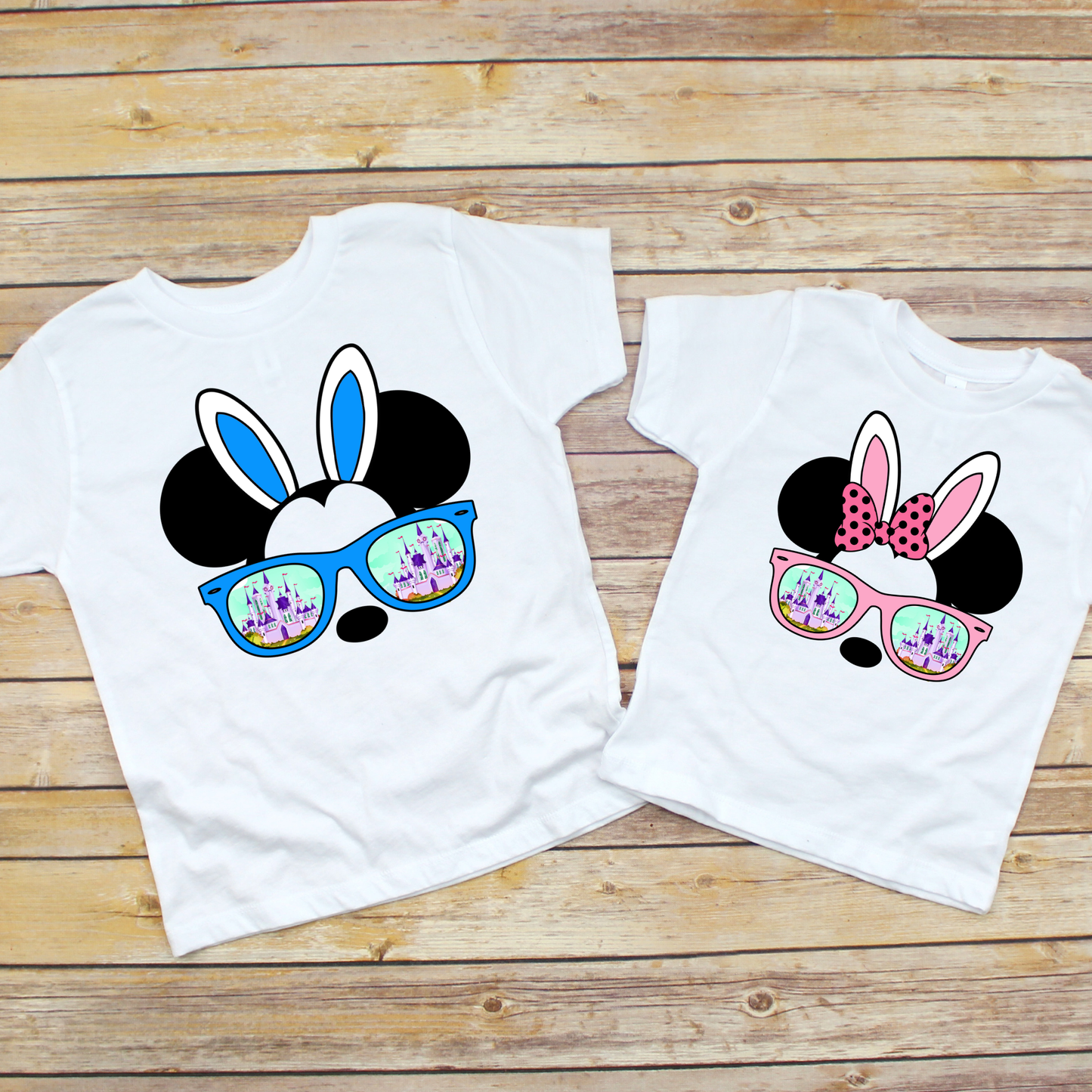 BOY & GIRL EASTER MOUSE SHIRT