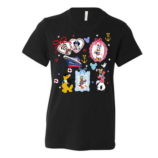 Coquette Mouse Cruise Shirt for Adults and Kids