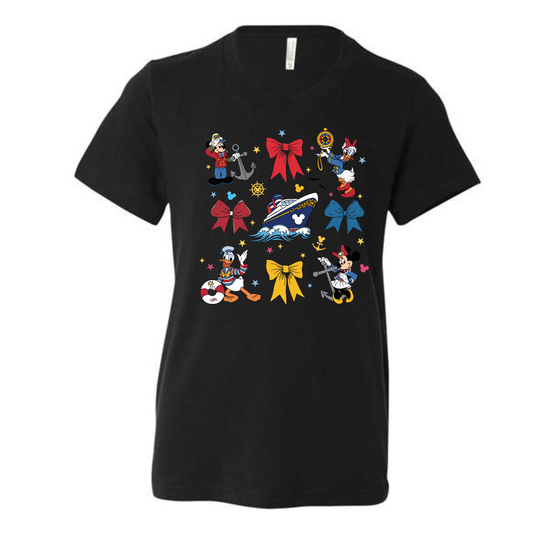 Coquette Mouse Cruise Shirt for Adults and Kids