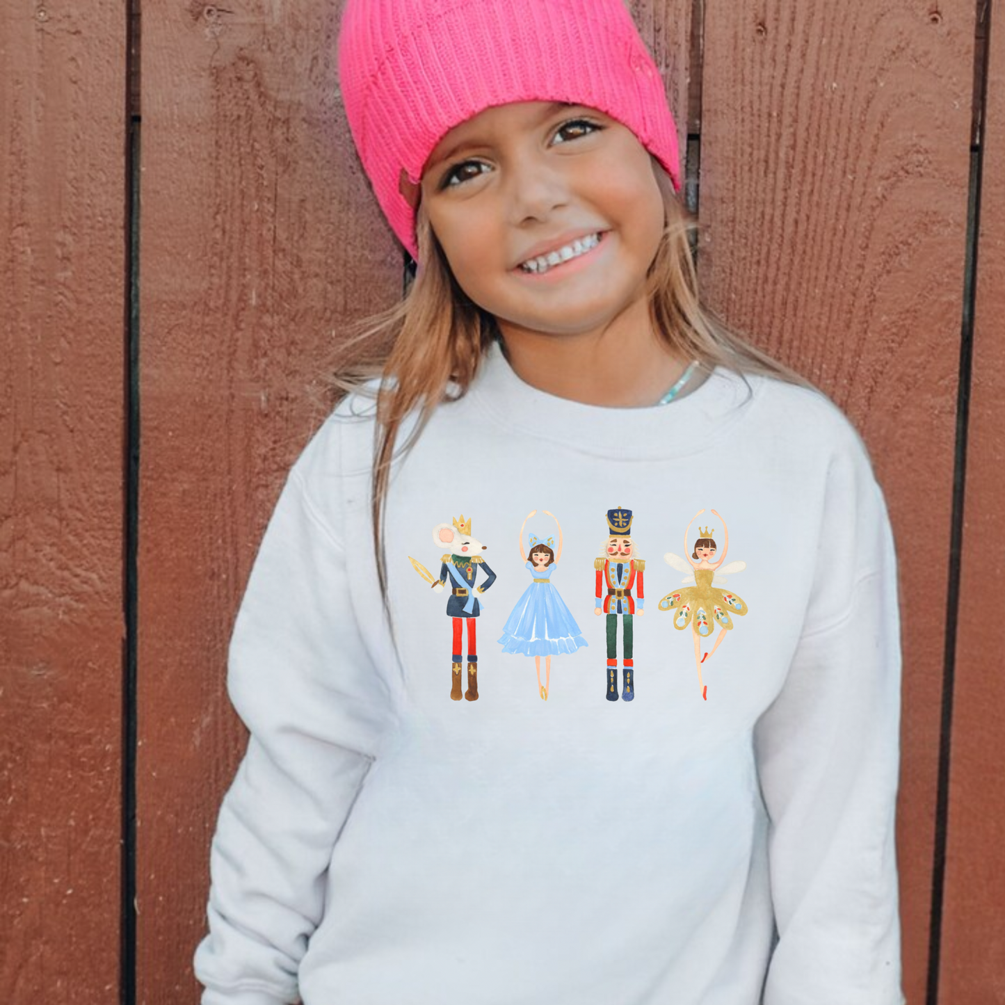 NUTCRACKER SWEATSHIRT | Youth Nutcracker Christmas Crewneck Sweatshirt