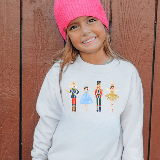NUTCRACKER SWEATSHIRT | Youth Nutcracker Christmas Crewneck Sweatshirt