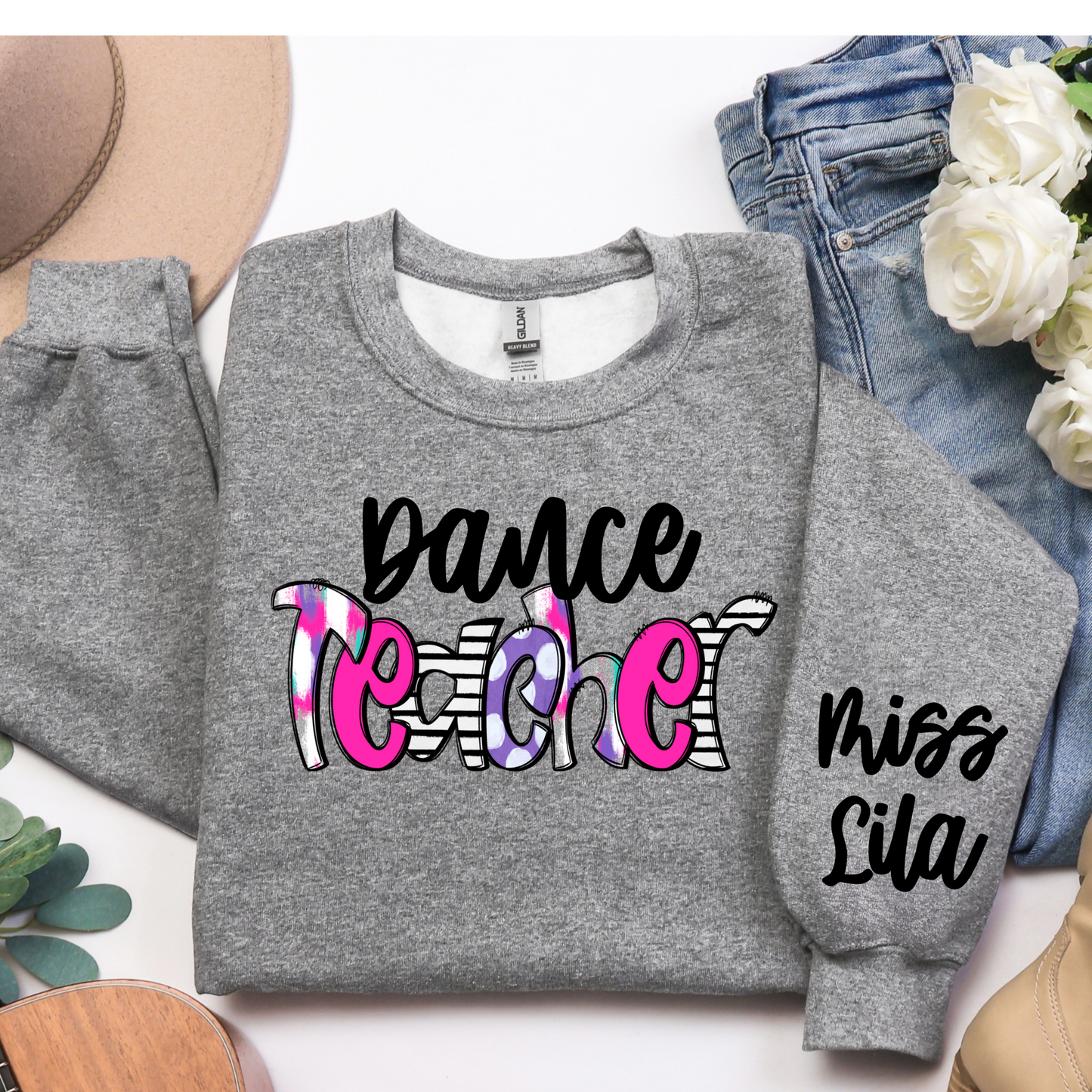 Custom Dance Teacher Sweatshirt