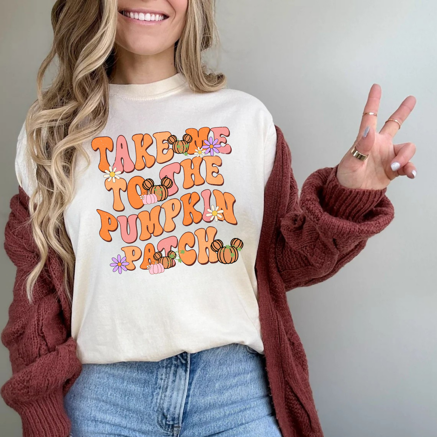 Take Me To The Pumpkin Patch Mouse Shirt