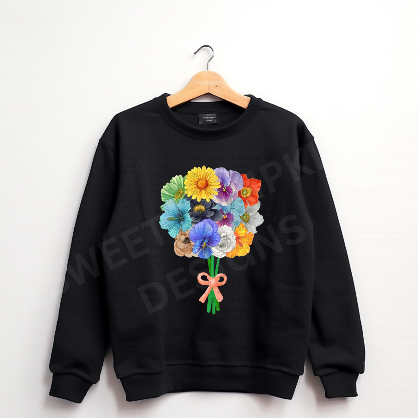 ALBUM FLOWER BOUQUET SWEATSHIRT