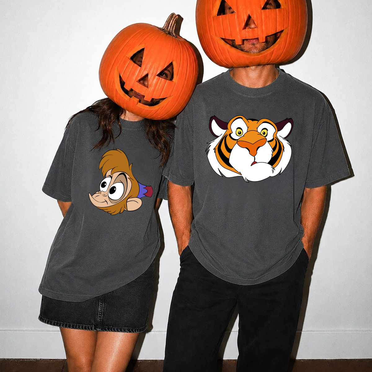 Abu & Rajah HALLOWEEN PARTY MATCHING COUPLES SHIRTS -  COMFORT COLORS