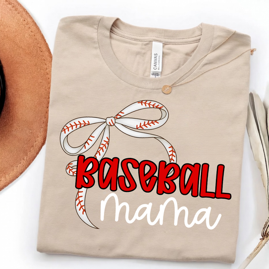 Baseball Mama Shirt for Women | Cute Baseball Mom Tee | Game Day Baseball Outfit | Baseball Mom Gift