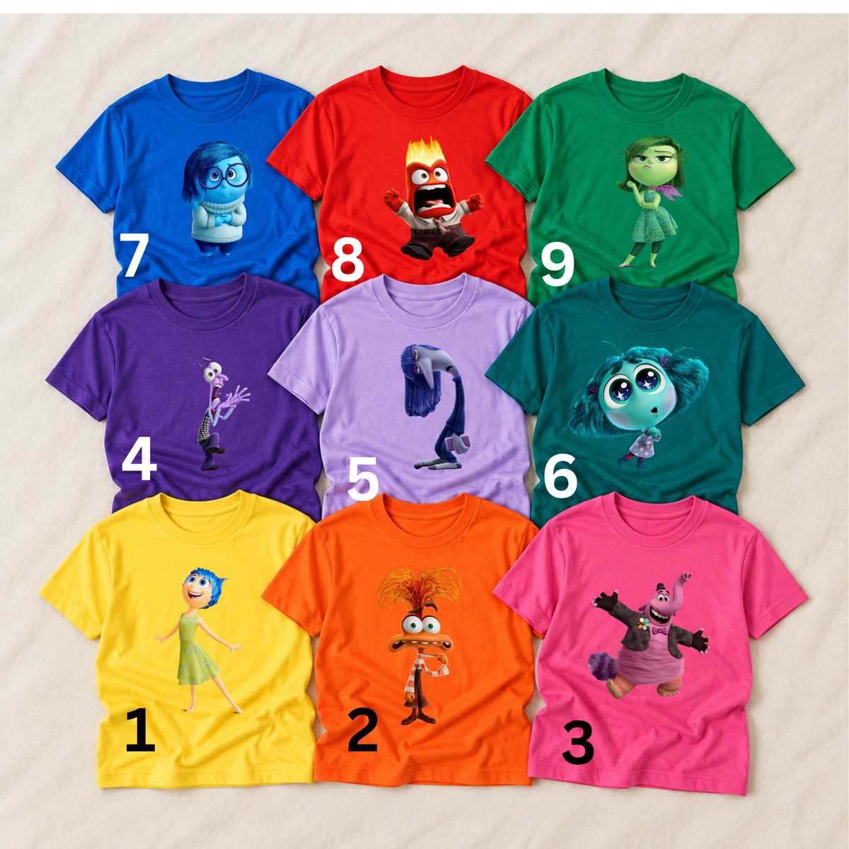 Group Emotions MAGICAL HALLOWEEN Shirts for Kids, Toddlers and Adults