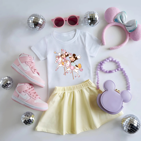 Mouse Carousel Shirt for Kids