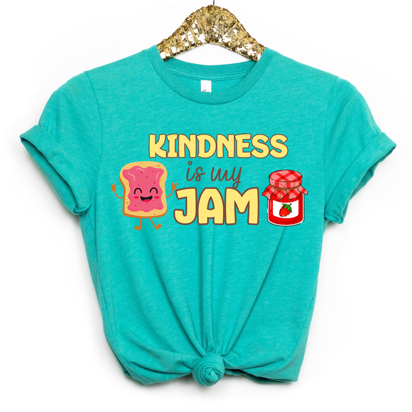 Kindness Is My Jam Teacher Shirt | Kindness Week School Staff Tee | Cute Inspirational Classroom Shirt | Teacher Gift