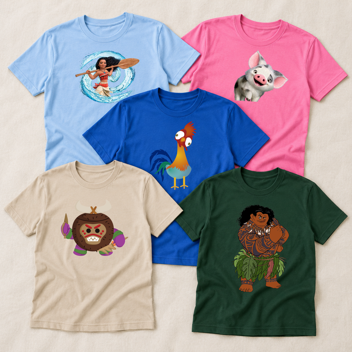 OCEAN PRINCESS & FRIENDS HALLOWEEN Shirts for Kids, Toddlers and Adults