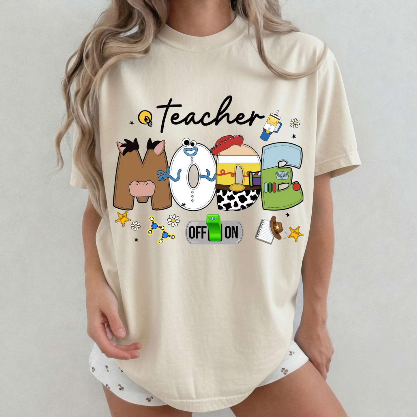 Teacher Mode – Magical Toys Theme Park Inspired Comfort Colors Tee