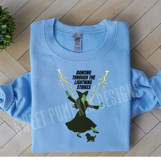LIGHTNING STRIKES WITCH SWEATSHIRT