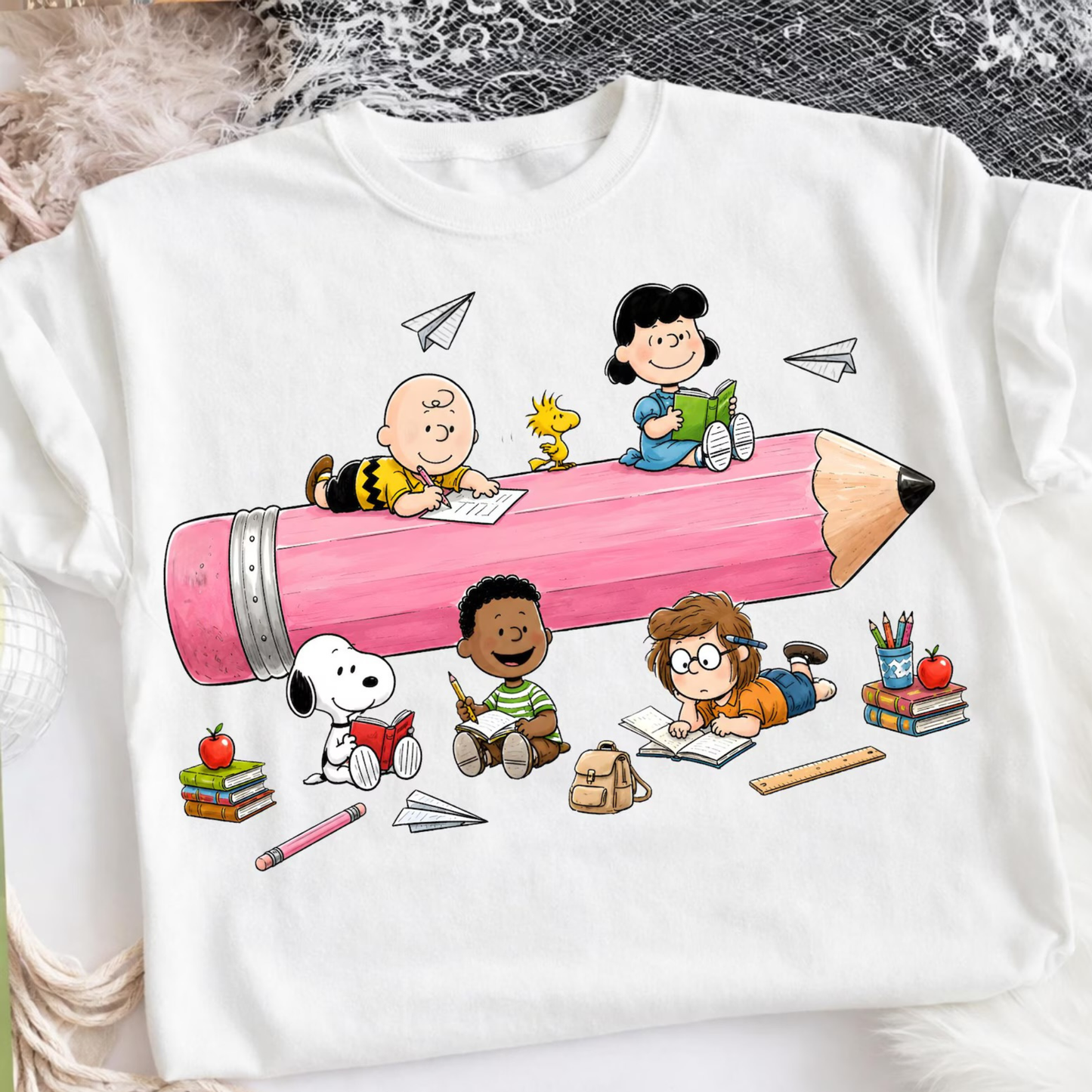 PEANUTS TEACHER SHIRT – Magical Theme Park Inspired Comfort Colors Tee
