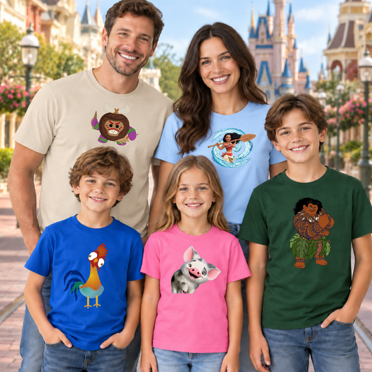 OCEAN PRINCESS & FRIENDS HALLOWEEN Shirts for Kids, Toddlers and Adults