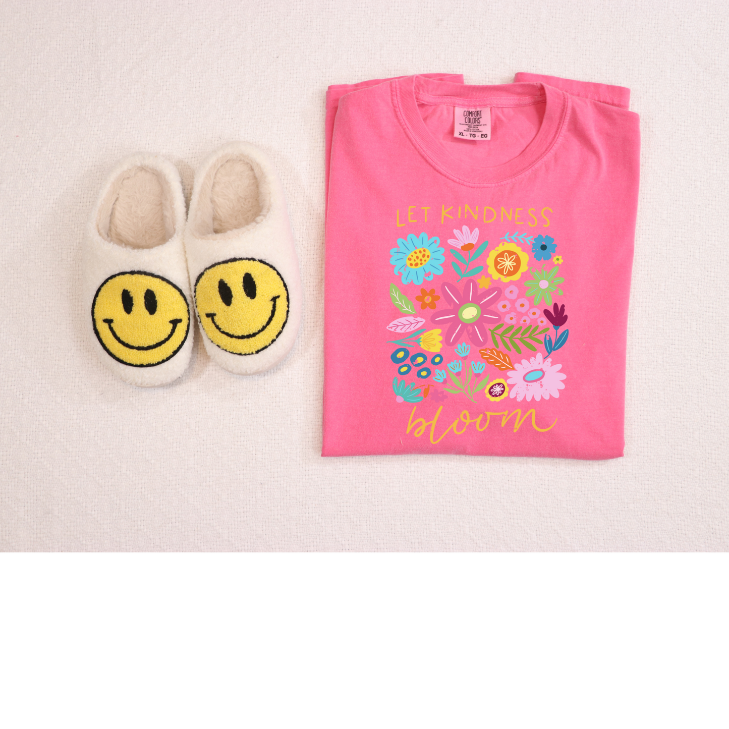 Let Kindness Bloom Teacher Shirt Comfort Colors