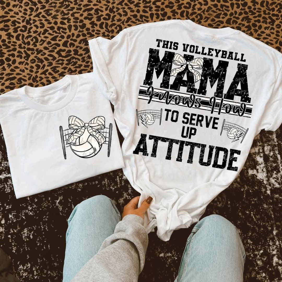 Funny Volleyball Mom Shirt
