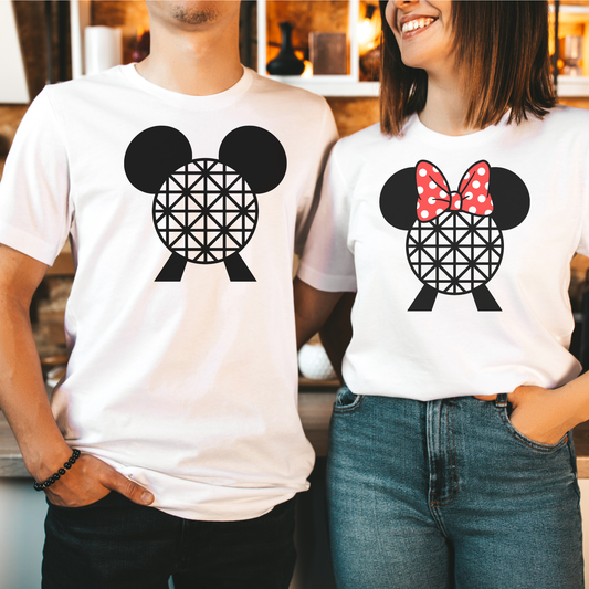 Unisex geodesic globe park graphic tee styled for a warm-weather vacation outfit.