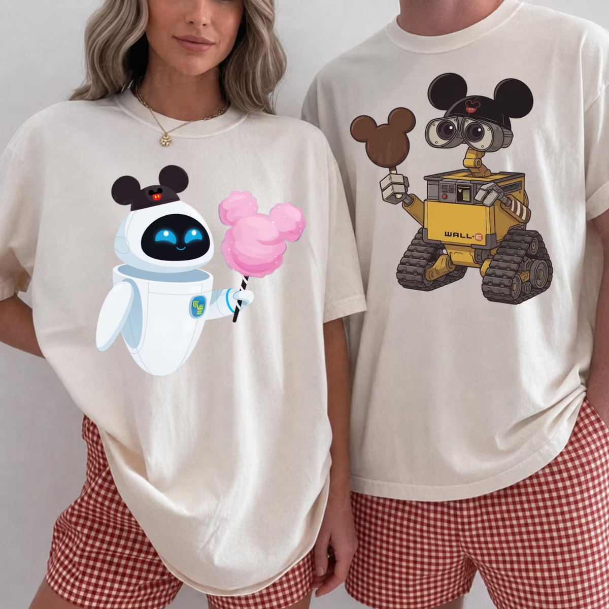 WALL·E Eve Couple Halloween Shirts - Bella Canvas