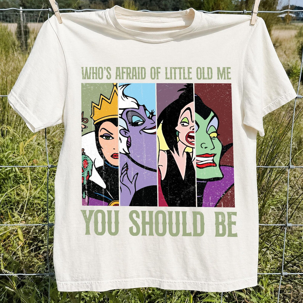 LITTLE OLD ME VILLAIN SHIRT  | Magical Theme Park Shirt & Tank | Adult Comfort Colors Tee