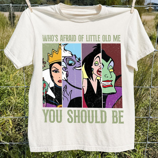 LITTLE OLD ME VILLAIN SHIRT  | Magical Theme Park Shirt & Tank | Adult Comfort Colors Tee