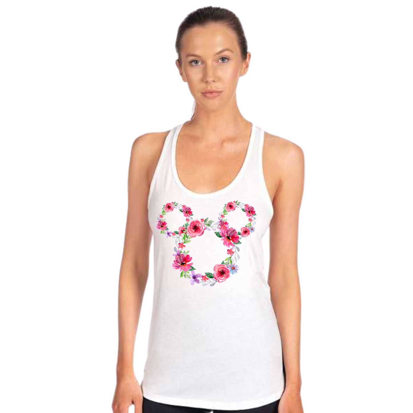 Floral Mouse Shirt or Tank