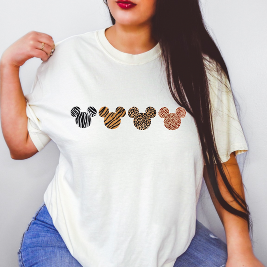 Safari Animal Print Mouse Shirt