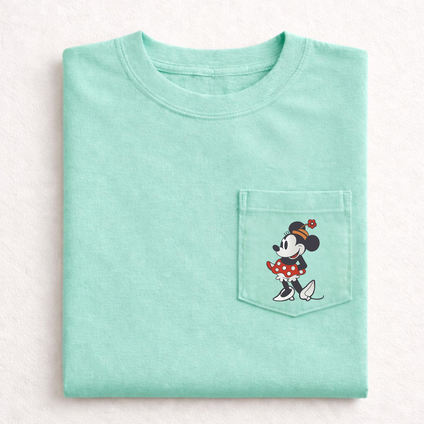 MINNIE RETRO Comfort Colors Pocket T-Shirt