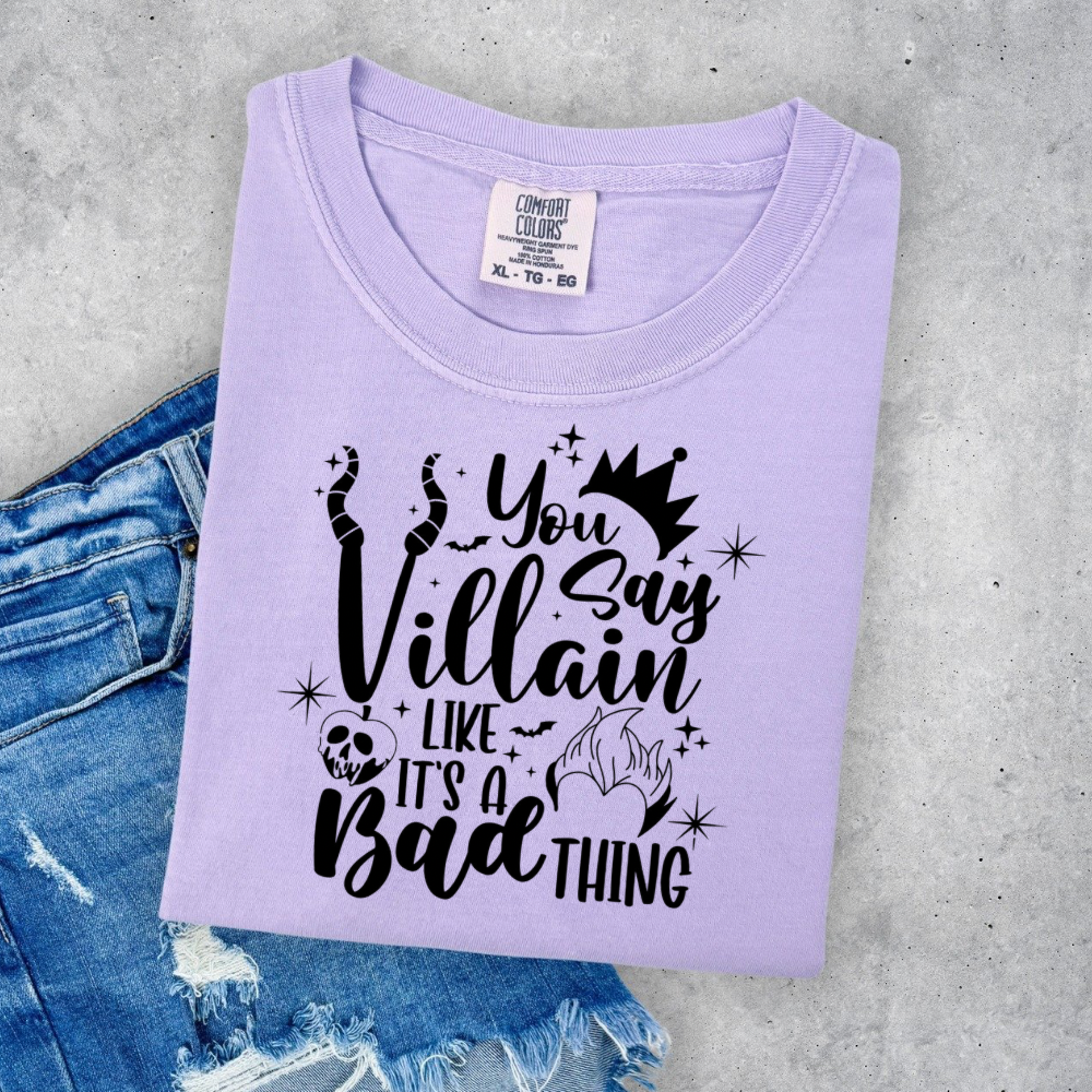 Funny Villain Couple Shirts - COMFORT COLORS SHIRT