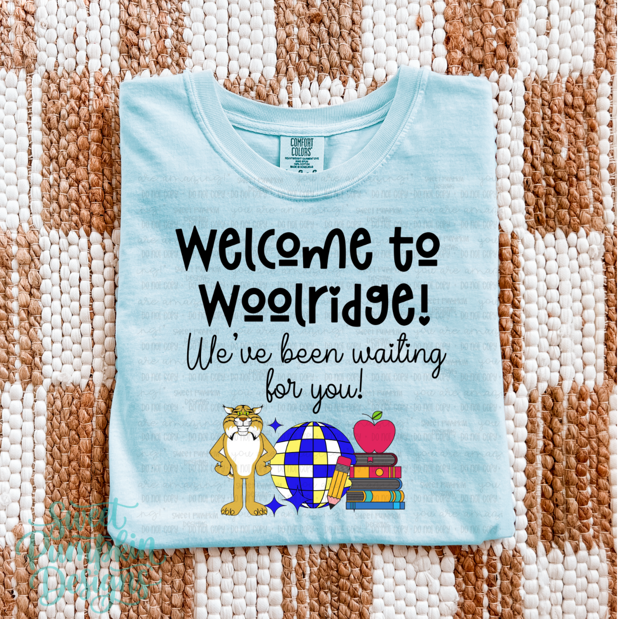 CUSTOM “WE’VE BEEN WAITING FOR YOU” SCHOOL & MASCOT SHIRT TEACHER SHIRT – Comfort Colors Tee