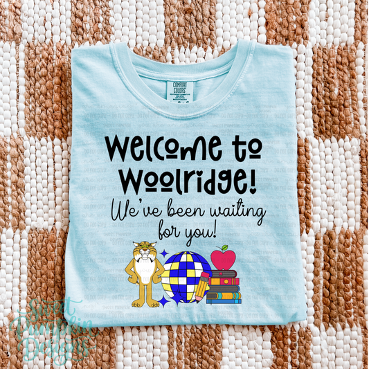 CUSTOM “WE’VE BEEN WAITING FOR YOU” SCHOOL & MASCOT SHIRT TEACHER SHIRT – Comfort Colors Tee