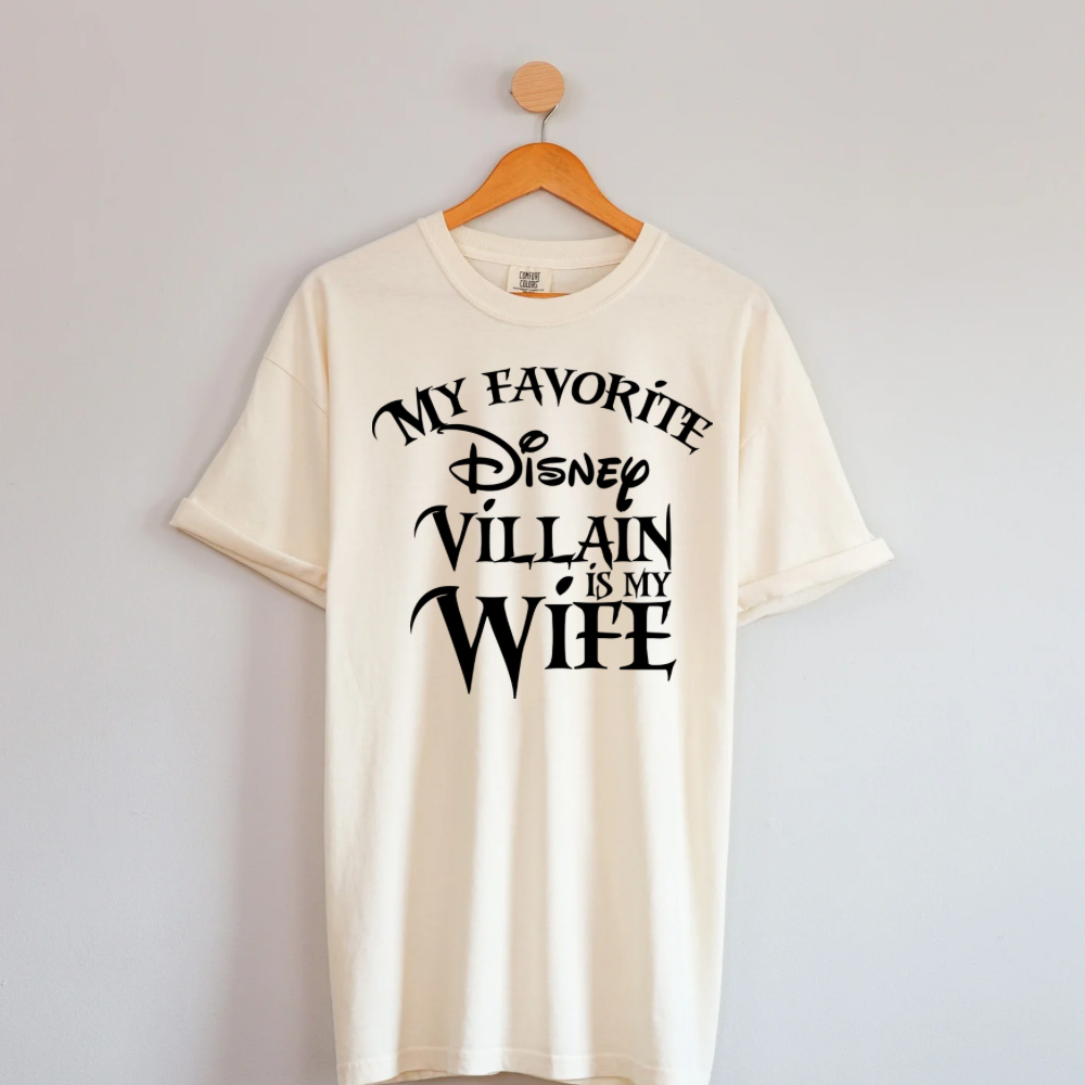 Funny Villain Couple Shirts - COMFORT COLORS SHIRT