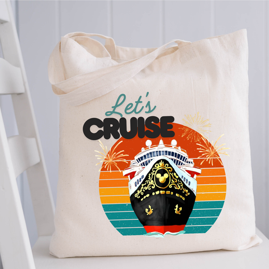 Magical Cruise Tote Bag for Women | Cute Vacation Beach Bag | Travel Gift for Mom