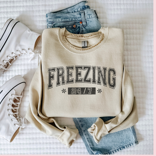 FREEZING 24/7 CREWNECK SWEATSHIRT